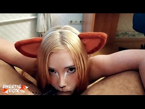 ❤️ Kitsune s'empassa la polla i es corre a la boca ☑ Vídeo porno al ca.taxiporec.top ❤